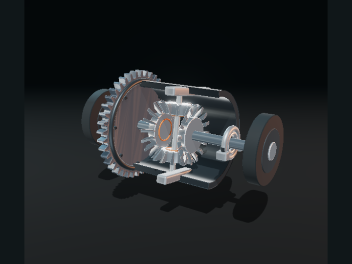 The differential: an original 3D cutaway